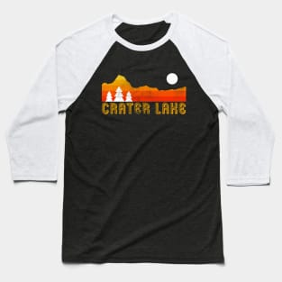 Crater Lake national park retro vintage Baseball T-Shirt